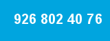 926 802 40 76